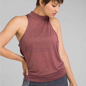Prana Women's Sleeveless Loretta Tunic Tank Top in Mauve